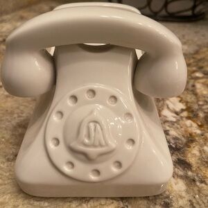 Jonathan Adler White Ceramic Phone holder